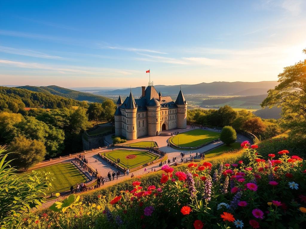 Touring the Château