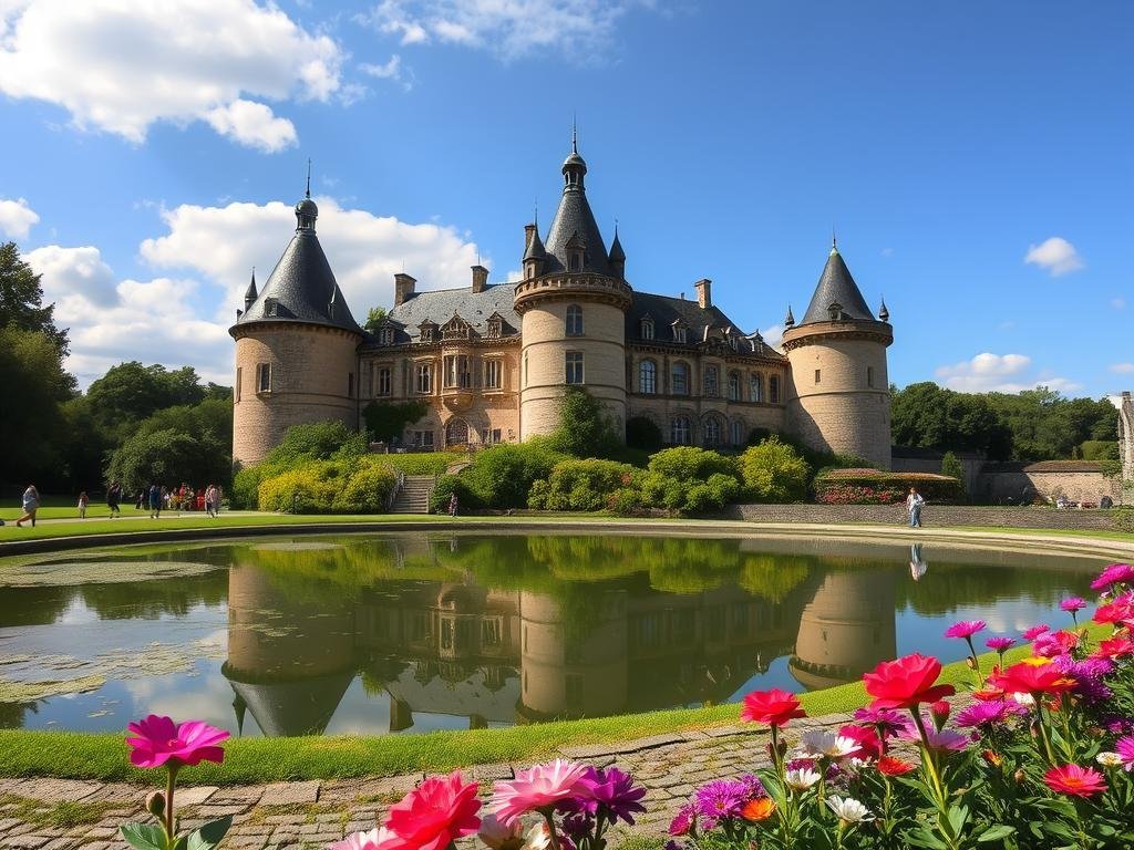 Visiting the Château de Chimay